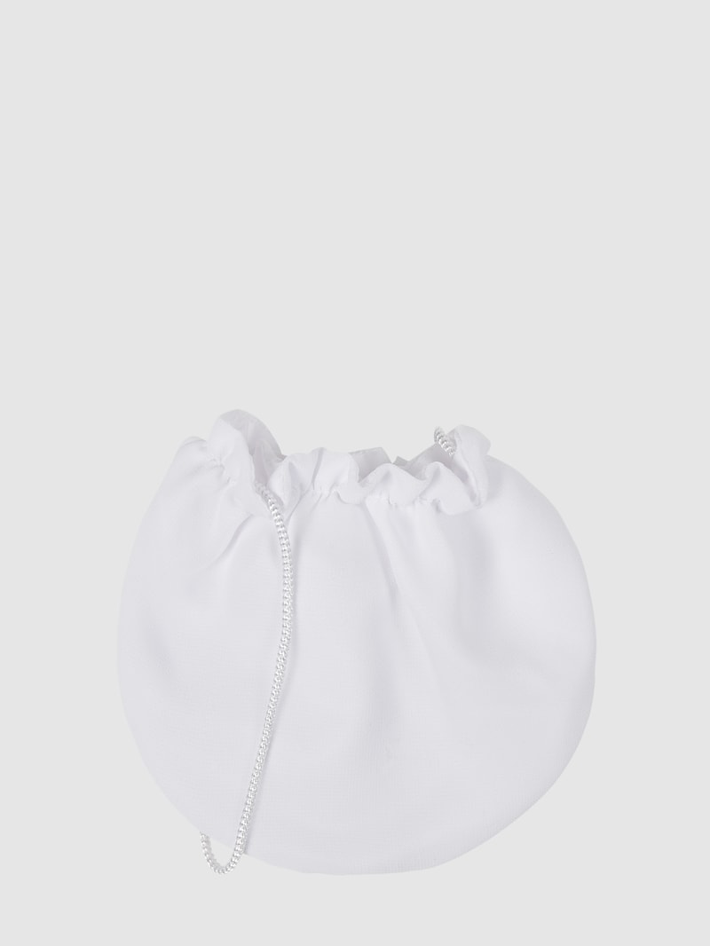 Tasche aus Chiffon in weiß