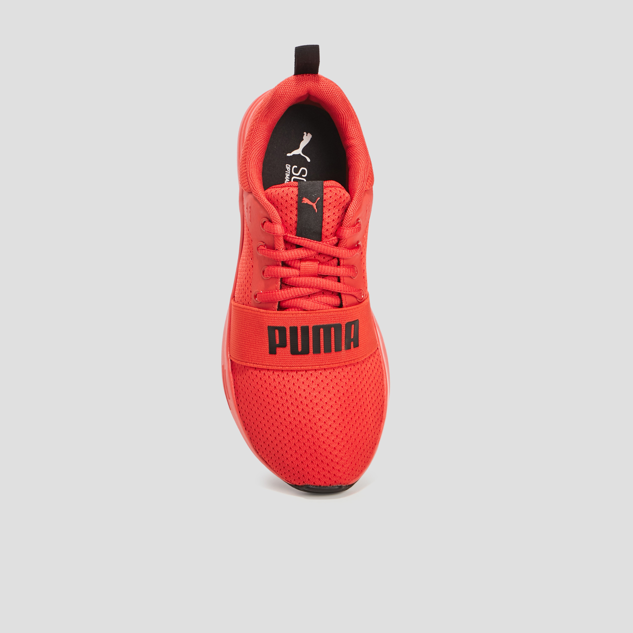 Runnings à lacets Puma Wired rouge garçon | La Halle