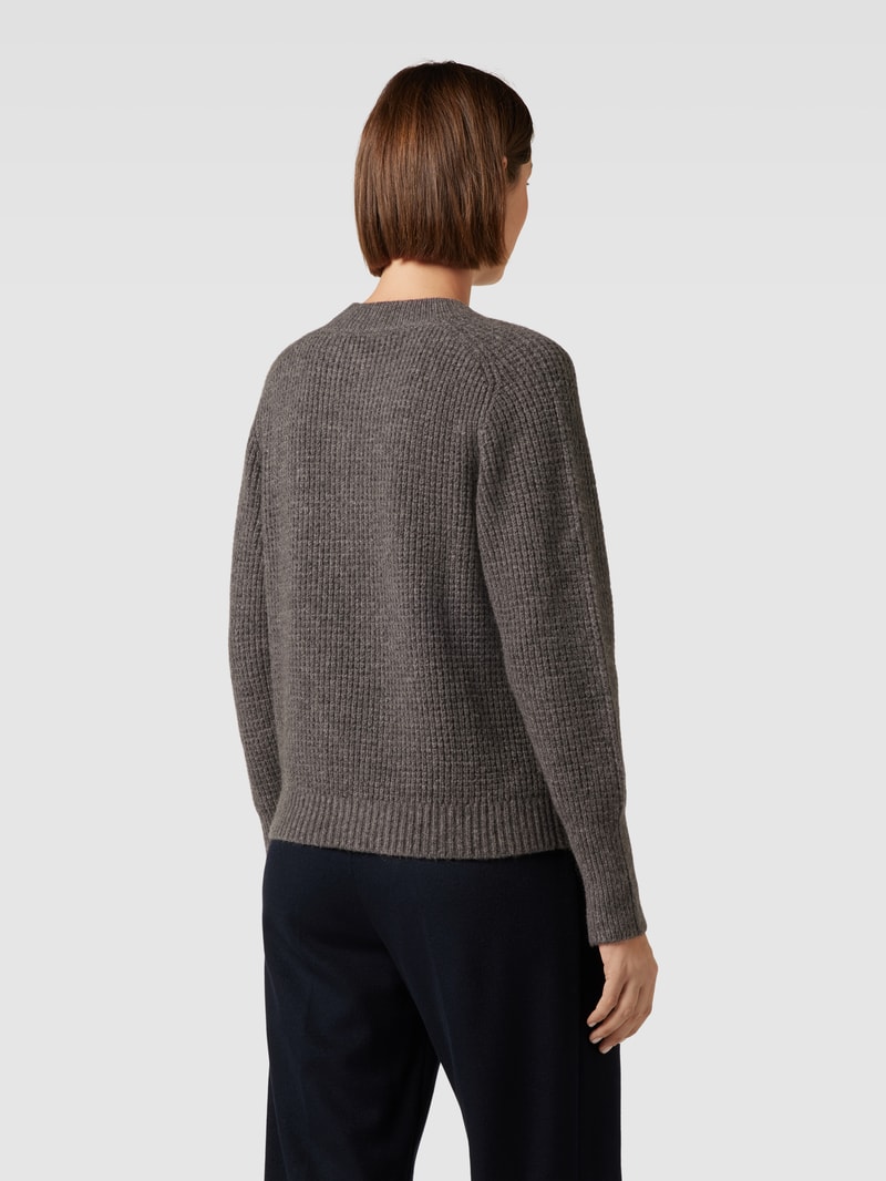 Strickpullover in Melange-Optik in taupe