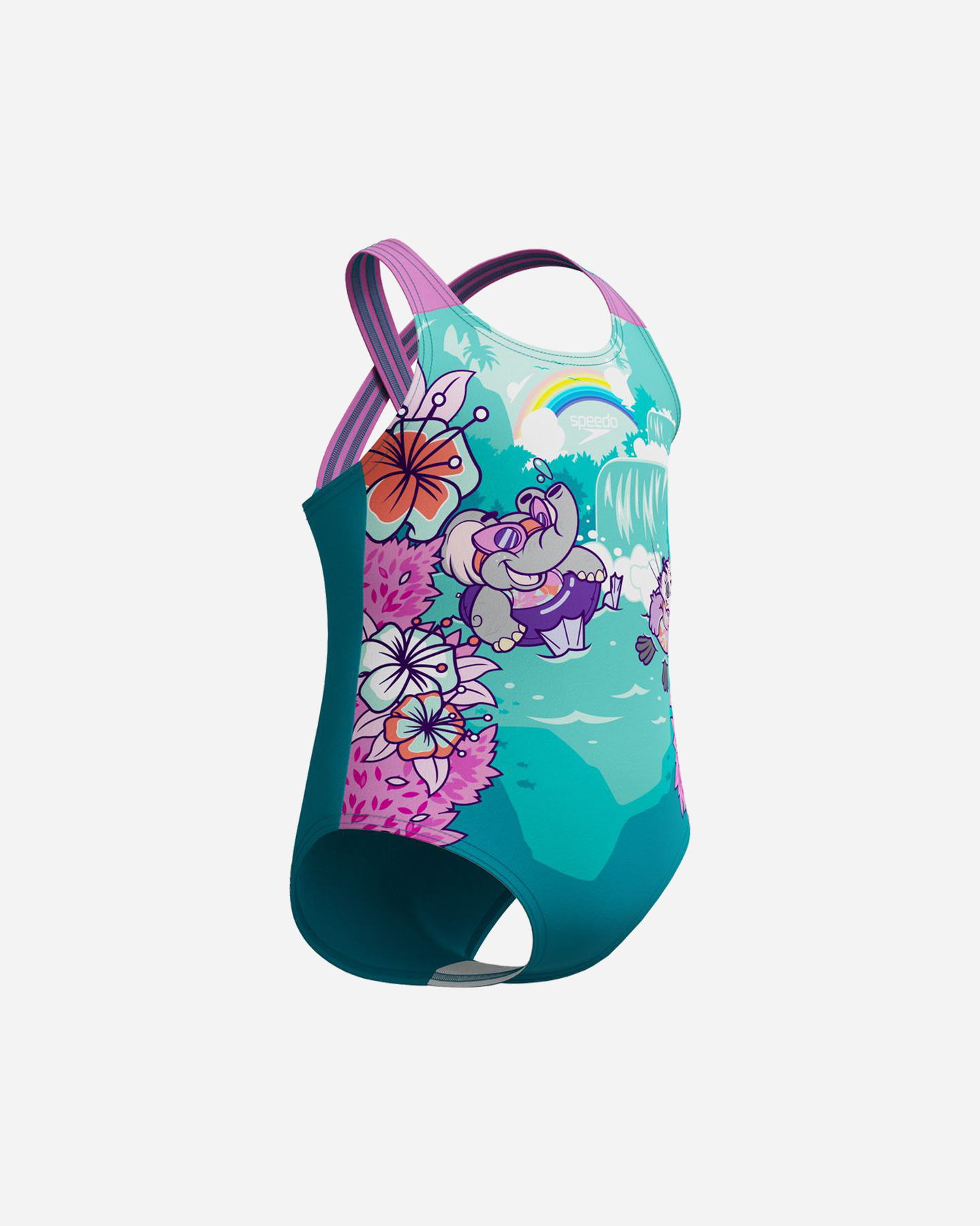 Speedo Printed Crossback Junior Suit do basenu 8-00314218254