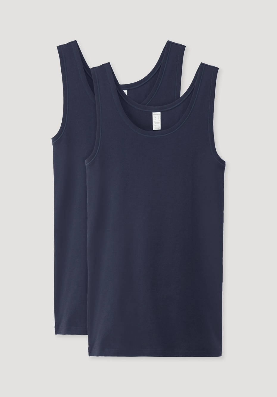 Athletic-Shirt aus reiner Bio-Baumwolle, 2er-Pack