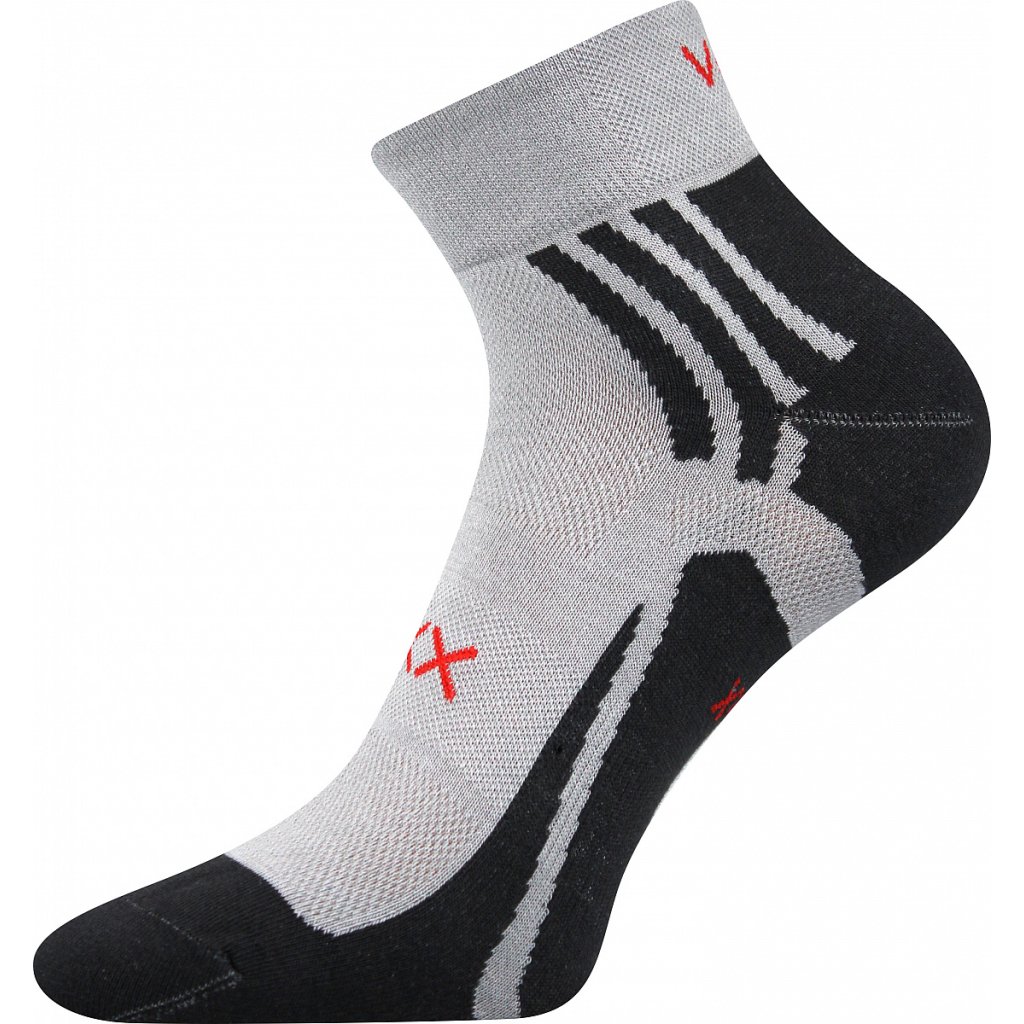 Voxx Abra hellgrau niedrige antibakterielle Socken
