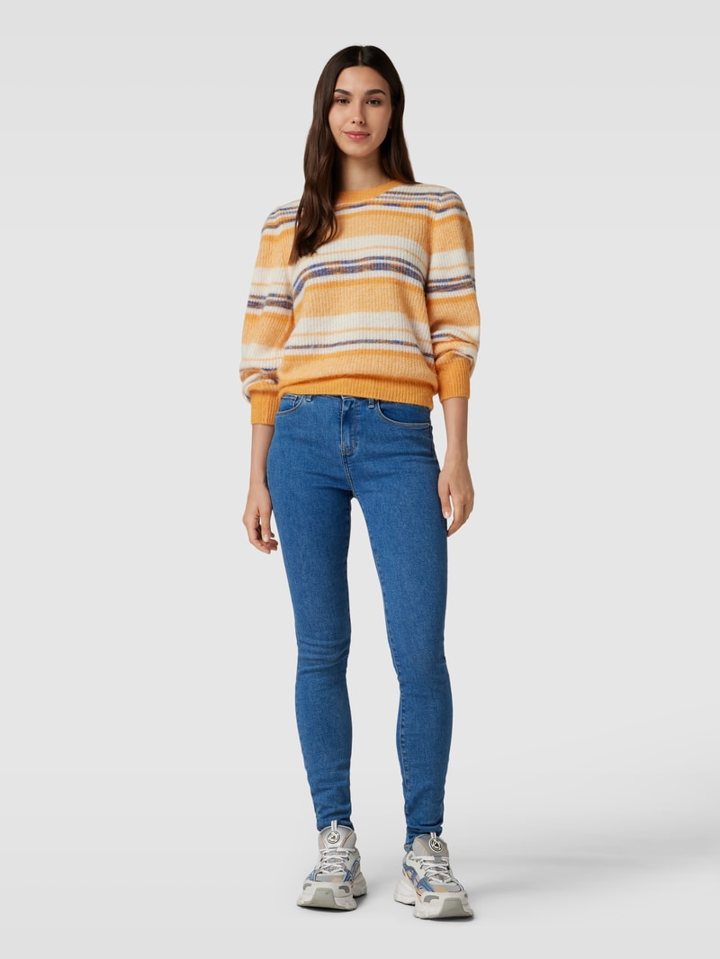 Skinny Fit Jeans im 5-Pocket-Design Modell 'FLEX COMO' in jeans