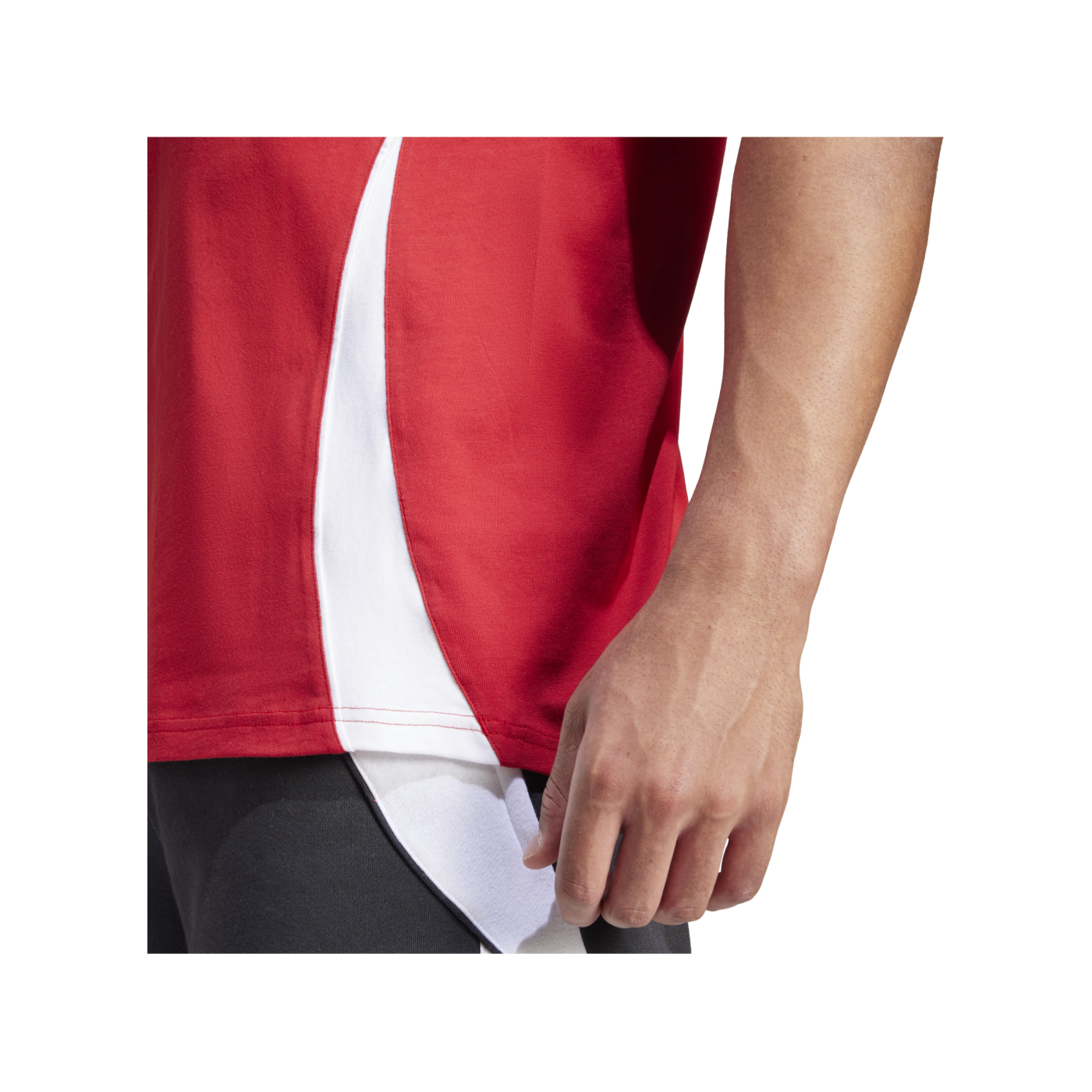 adidas Tiro 24 T-Shirt Rot Weiss