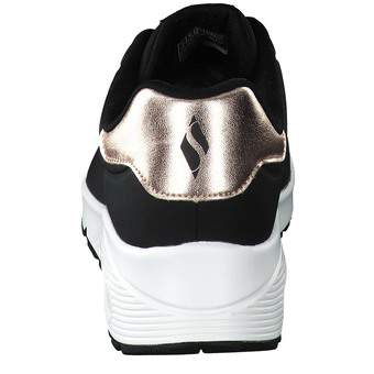 Skechers Uno Shimmer Away Sneaker in schwarz