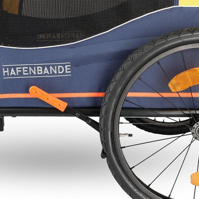 HAFENBANDE Fahrradanhänger Cabby L inkl. zwei Kupplungen