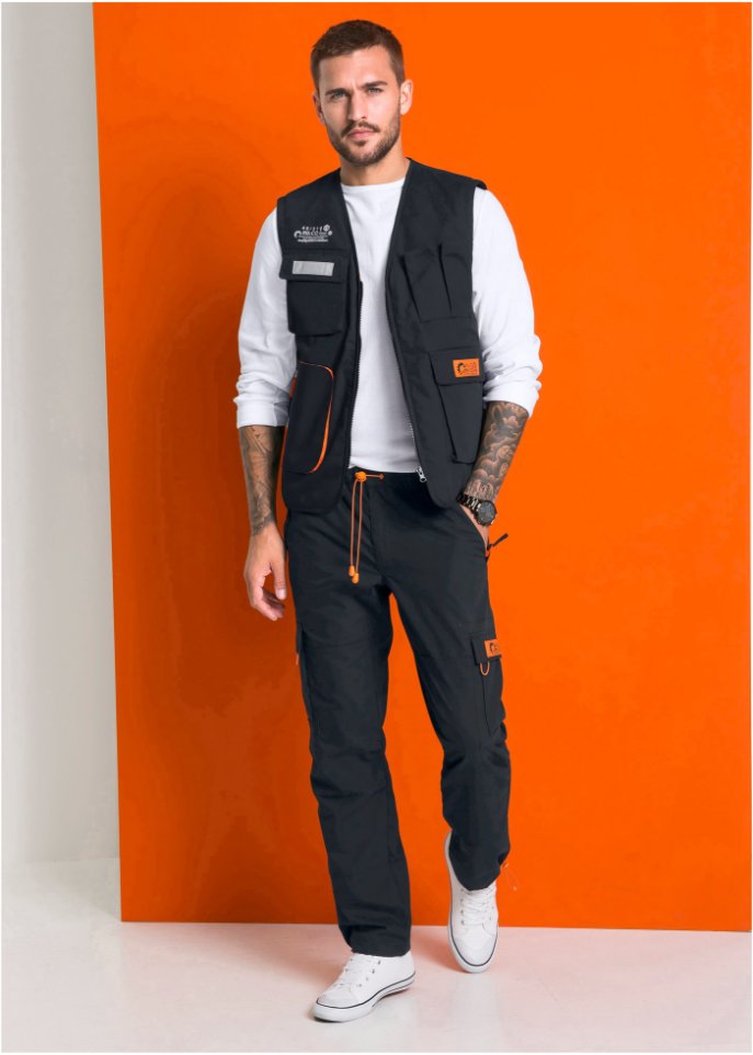 Loose Fit Schlupfhose, Straight