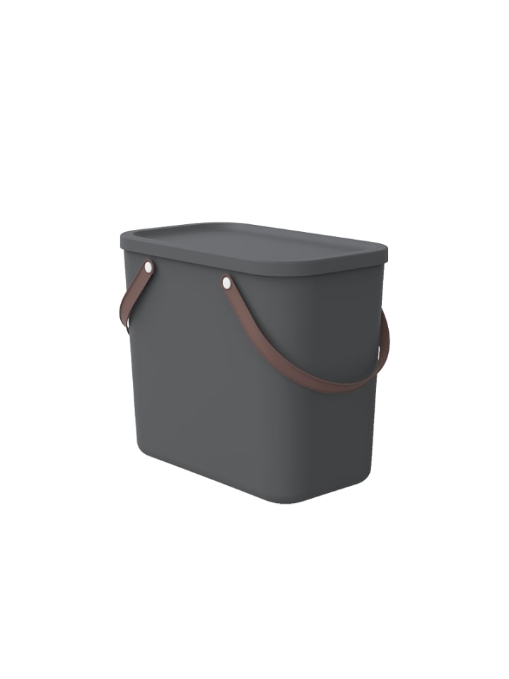 Rotho Albula Aufbewahrungsbox 25l mit Deckel in Anthrazit günstig kaufen onesize