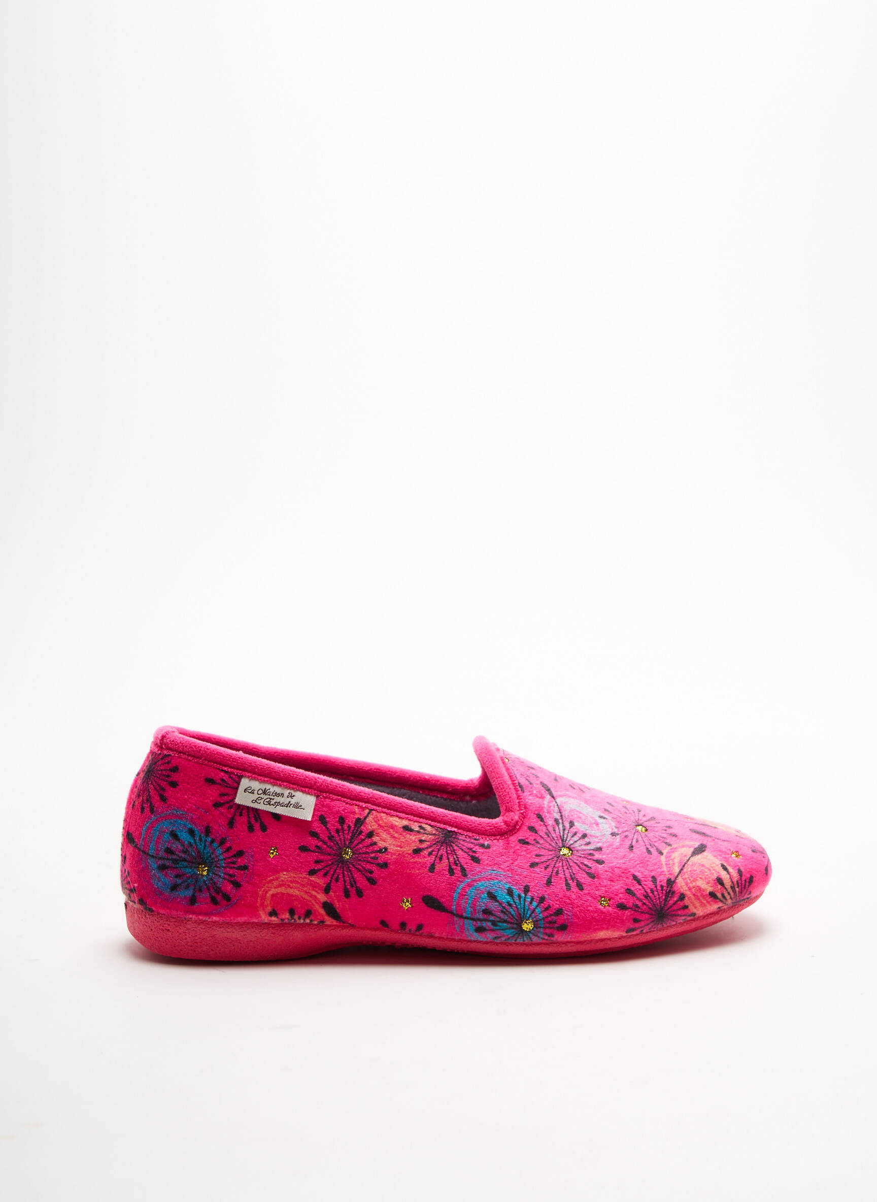 La Maison De L Espadrille Chaussons Femme couleur rose