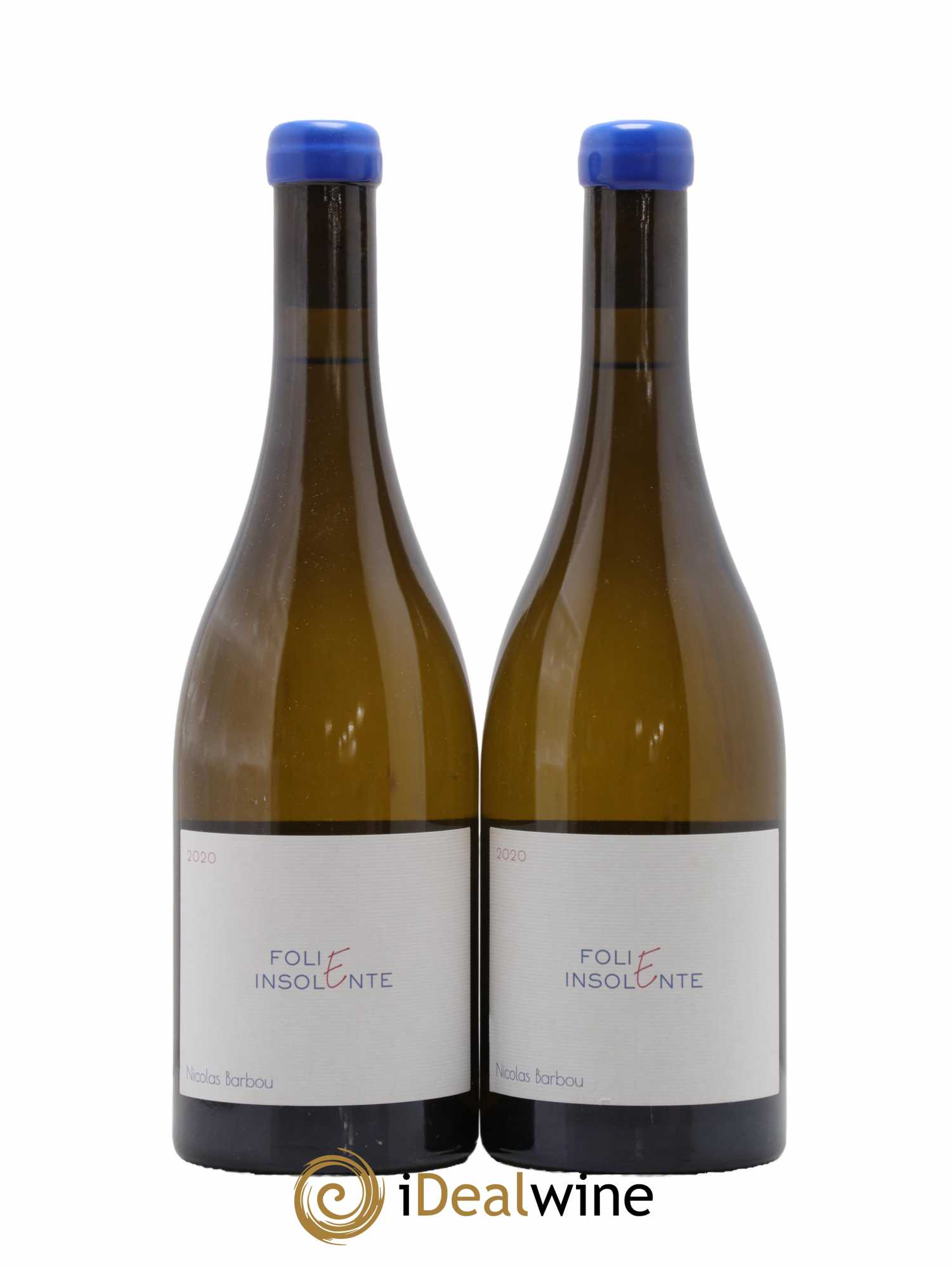 Touraine-Oisly Folie Insolente Nicolas Barbou  2020 - Lot de 2 Bouteilles