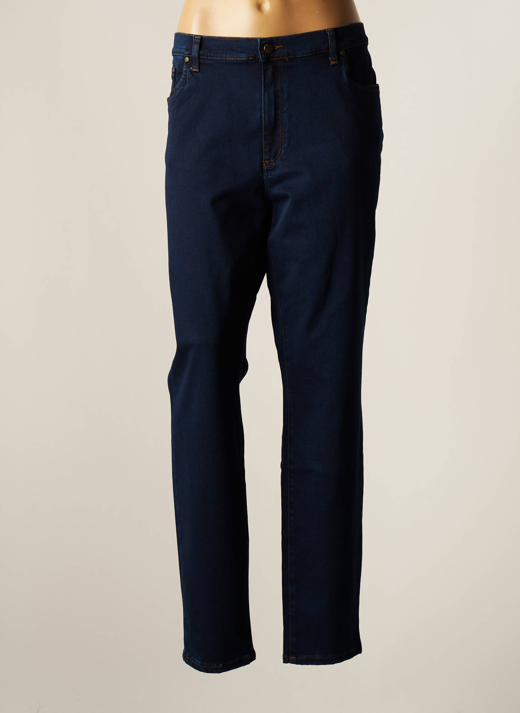Lcdn Jeans Coupe Slim Femme couleur bleu