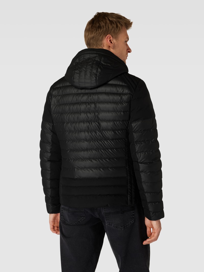 Funktionsjacke mit Zweiwege-Reißverschluss Modell 'REVOX' in schwarz
