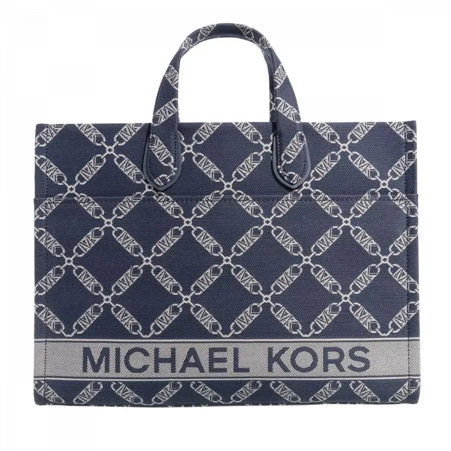 Michael Kors - Michael Kors Handle Bags Canvas Dark Blue - blau