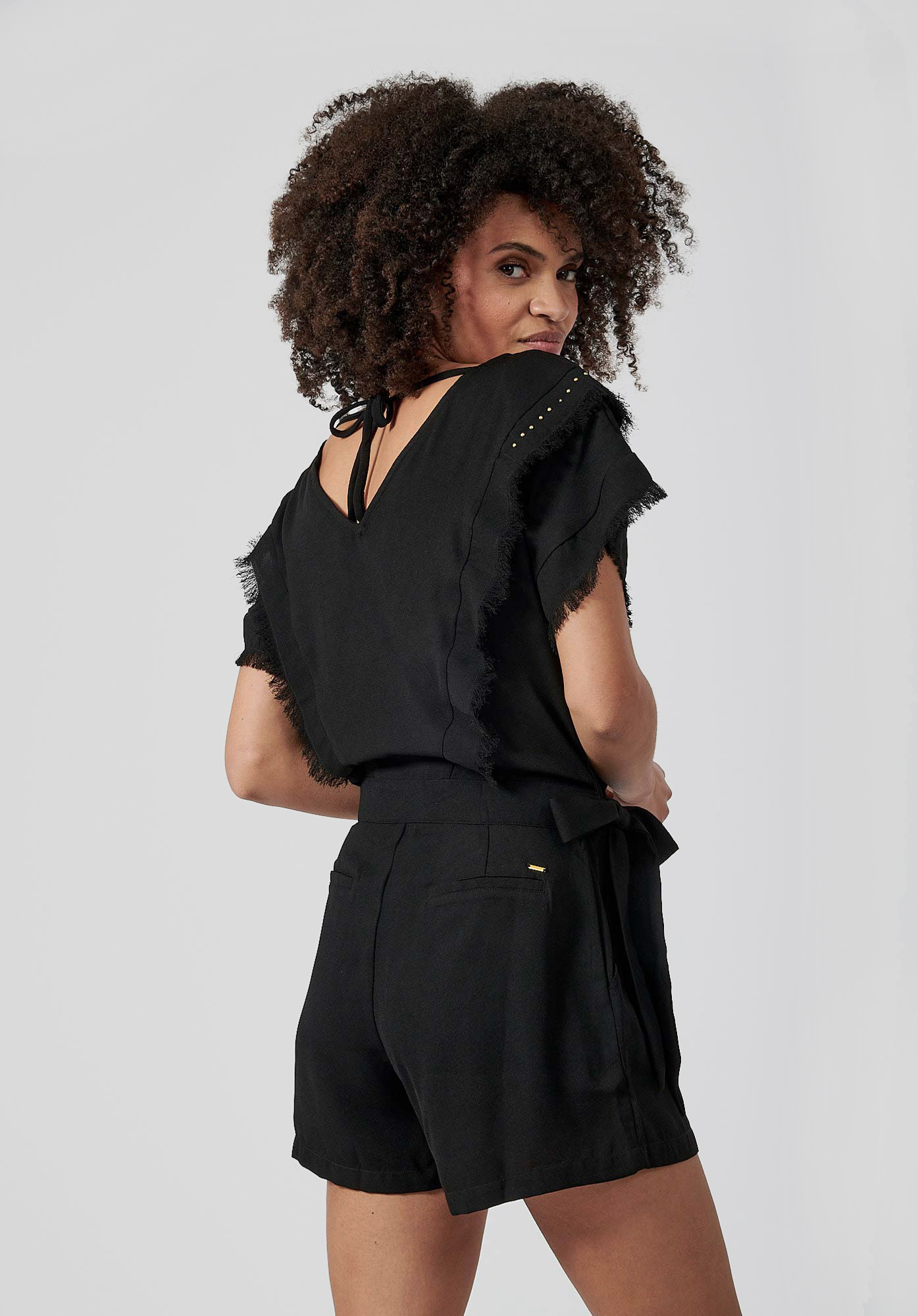 CALM   Combi-short noire Femme