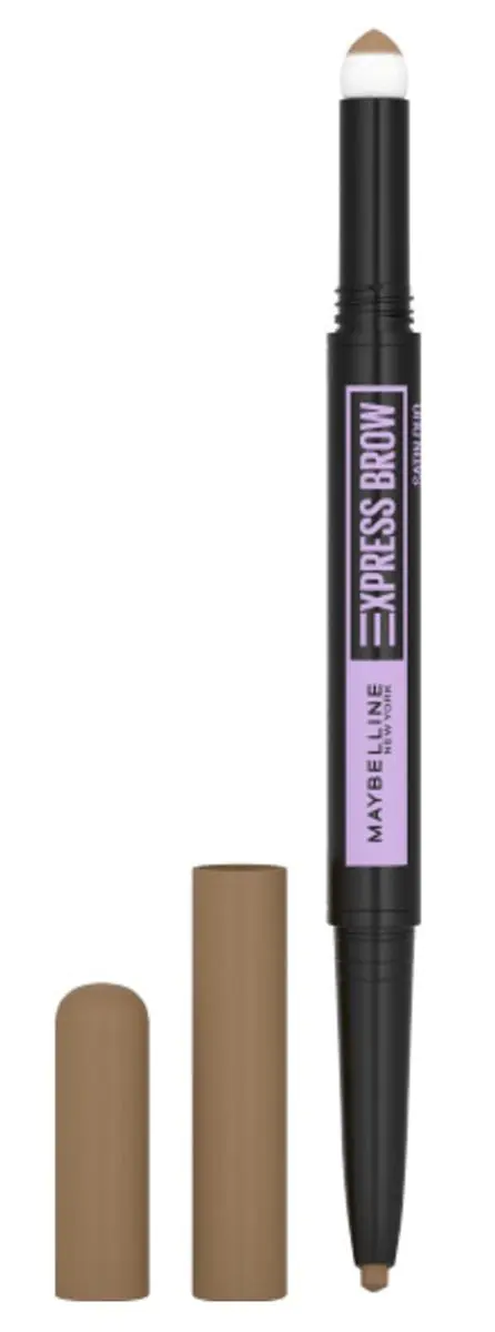 Maybelline Brow Satin olovka za obrve, 01 Tamno plava