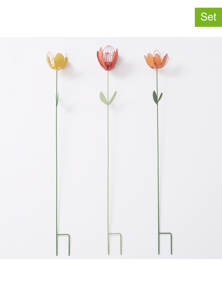 Boltze 3er-Set: Gartenstäbe 