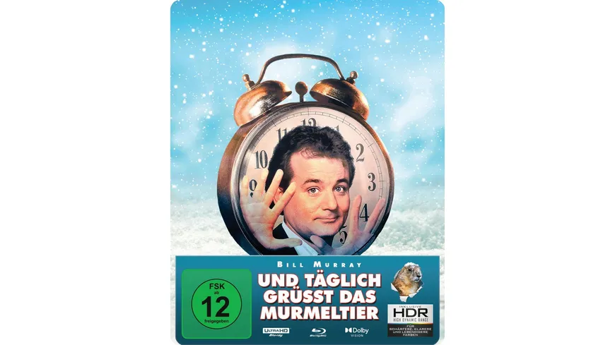 Und täglich grüßt das Murmeltier (Remastered) (Steelbook)  (4K Ultra HD) (+Blu-ray)