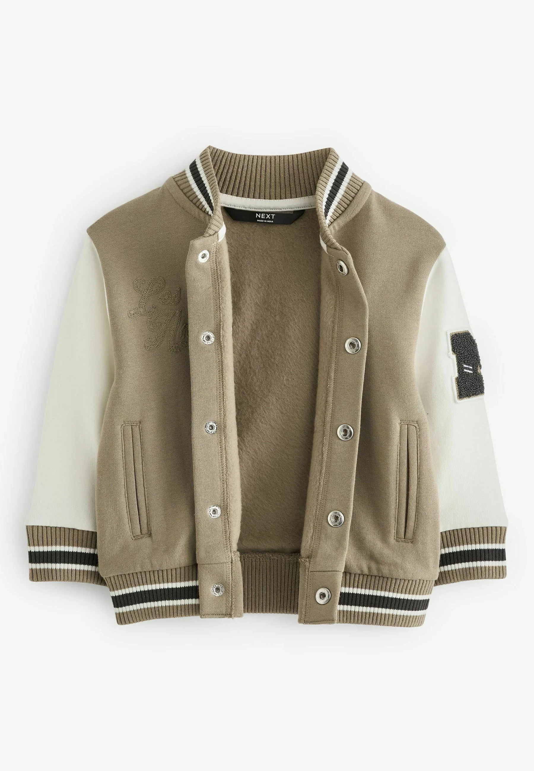 Chaqueta bomber universitaria de 3 meses a 7 años