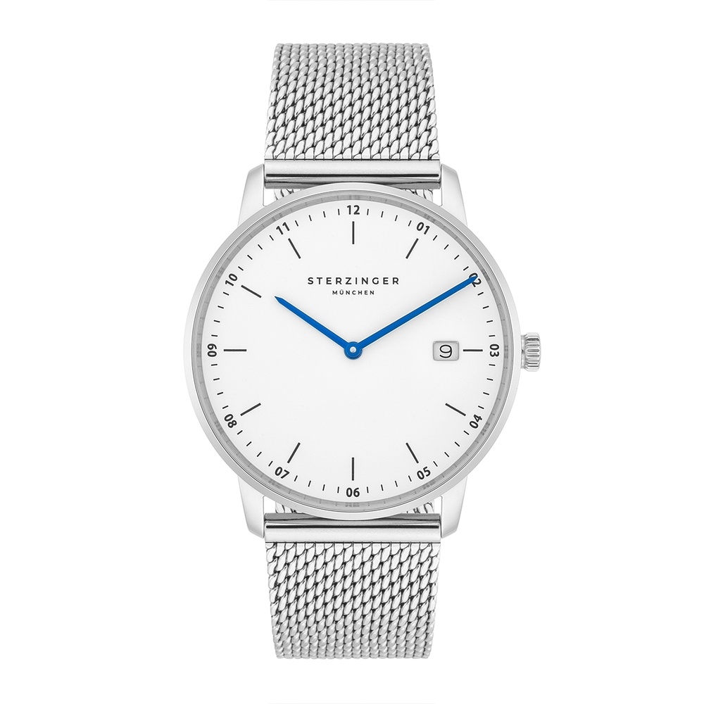 Sterzinger Montre à quartz Zeitmesser en Argent Acier inoxydable en Argent Montre
