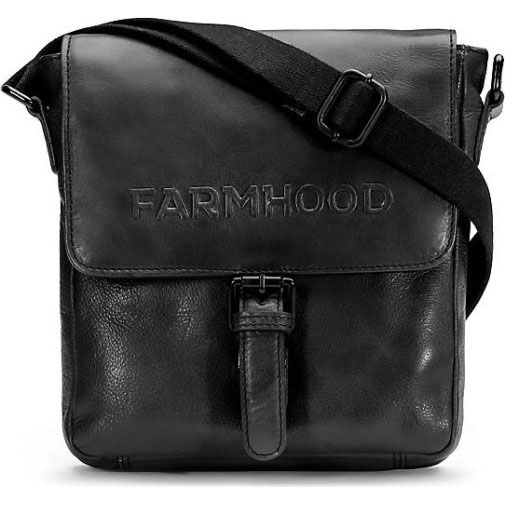FARMHOOD Memphis Umhängetasche Leder 22 cm