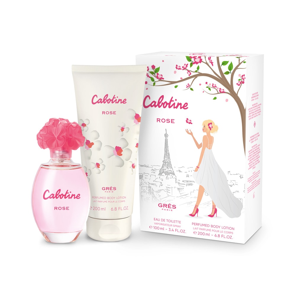 Grès COFFRET CABOTINE Rose (EdT100 /BL200ml) COFFRET