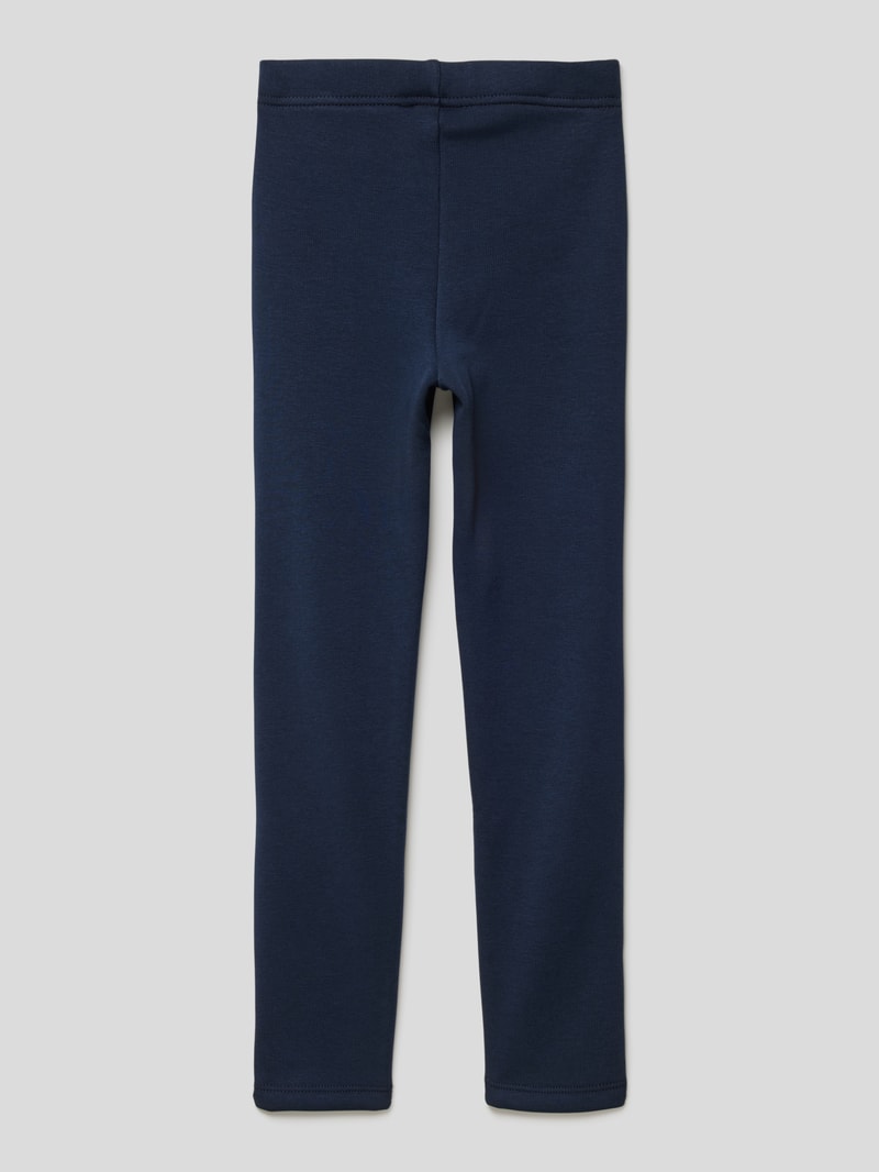 Leggings mit elastischem Bund in marineblau