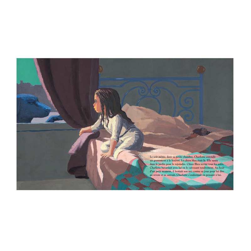 Livre Chien Bleu - L'école des loisirs