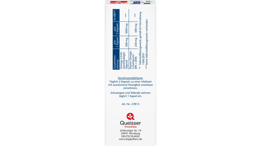 Doppelherz Omega-3 1000 vegan