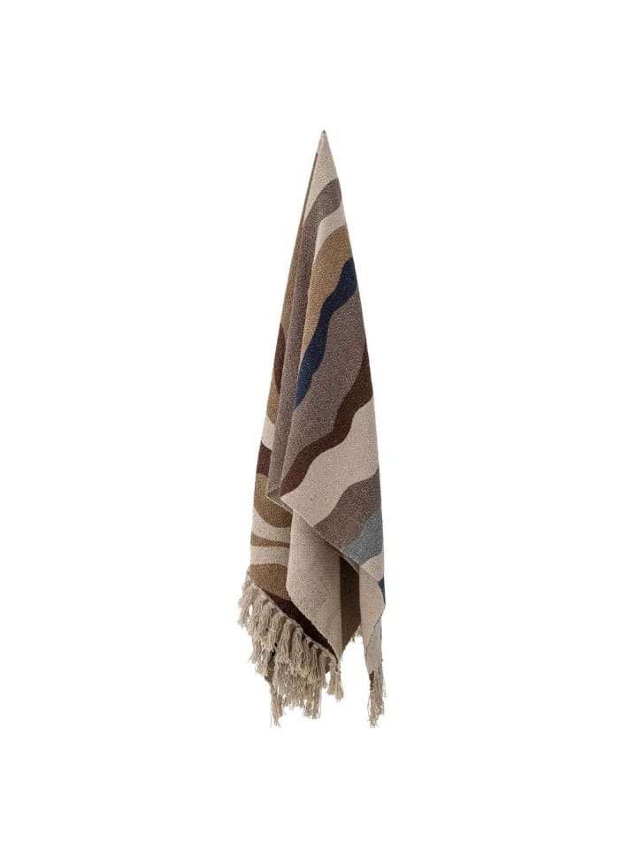 Bloomingville Decke STEPHANIA Natur Braun Grau 160x130 cm günstig kaufen onesize