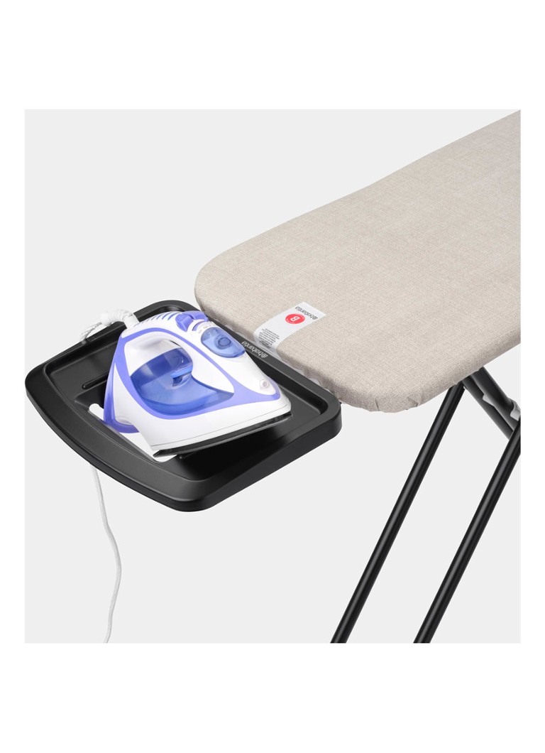 Brabantia Bügelbrett B mit Bügeleisenhalter 124 x 38 cm
