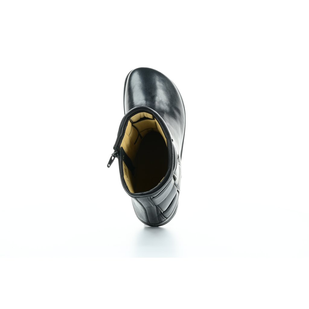 Zaqq Luqas Black halbhohe Barfußstiefel