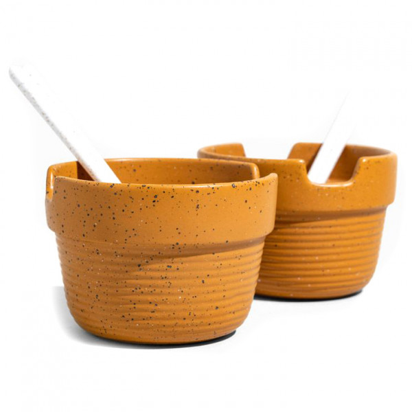 United By Blue - Stackable Stoneware Noodle Bowl 2-Pack - Essensaufbewahrung