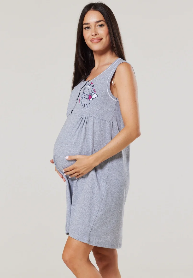 Conjunto de maternidad y hospital Happy Mama para parto y nacimiento - Camisón