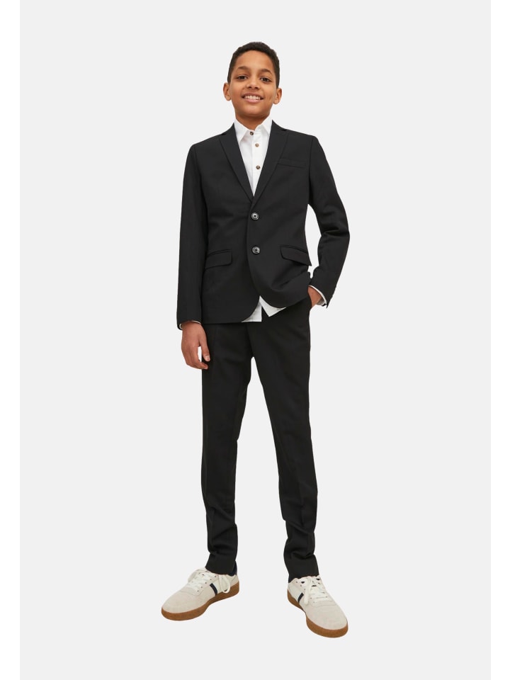 JACK & JONES Junior Anzug 'Solar' in schwarz günstig kaufen