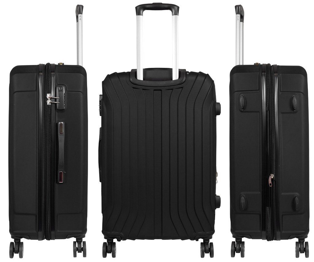 Trendyshop365 Handgepäck-Trolley Almeria 46 Liter, 4 Rollen, Zwillingsrollen, Zahlenschloss, robust und leicht