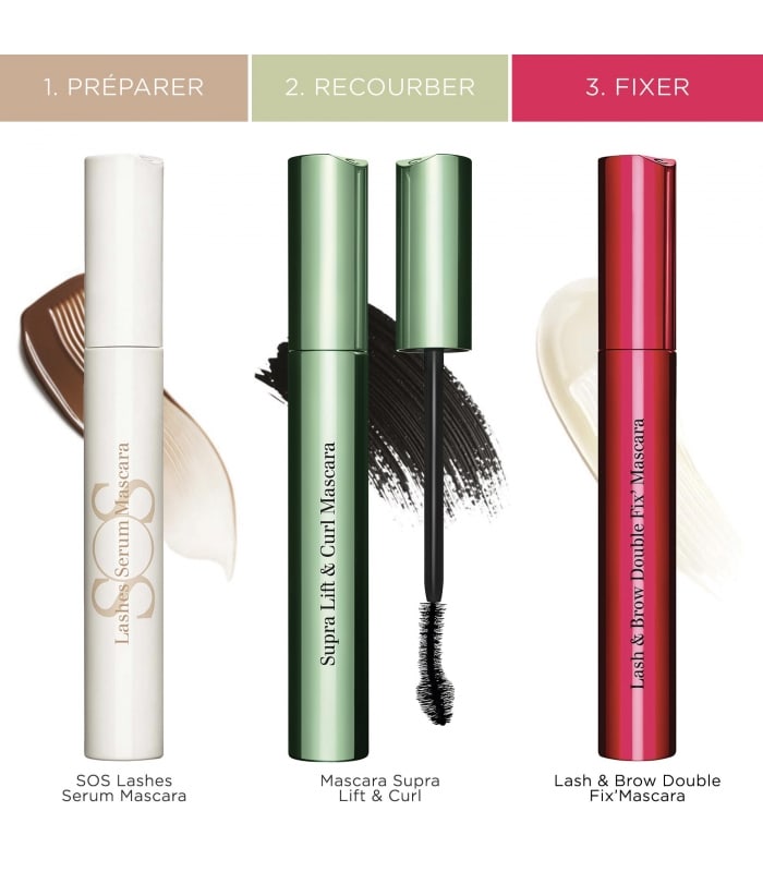 Clarins-SUPRA LIFT & CURL MASCARA-Effet Liftant Courbe & Volume Déployés