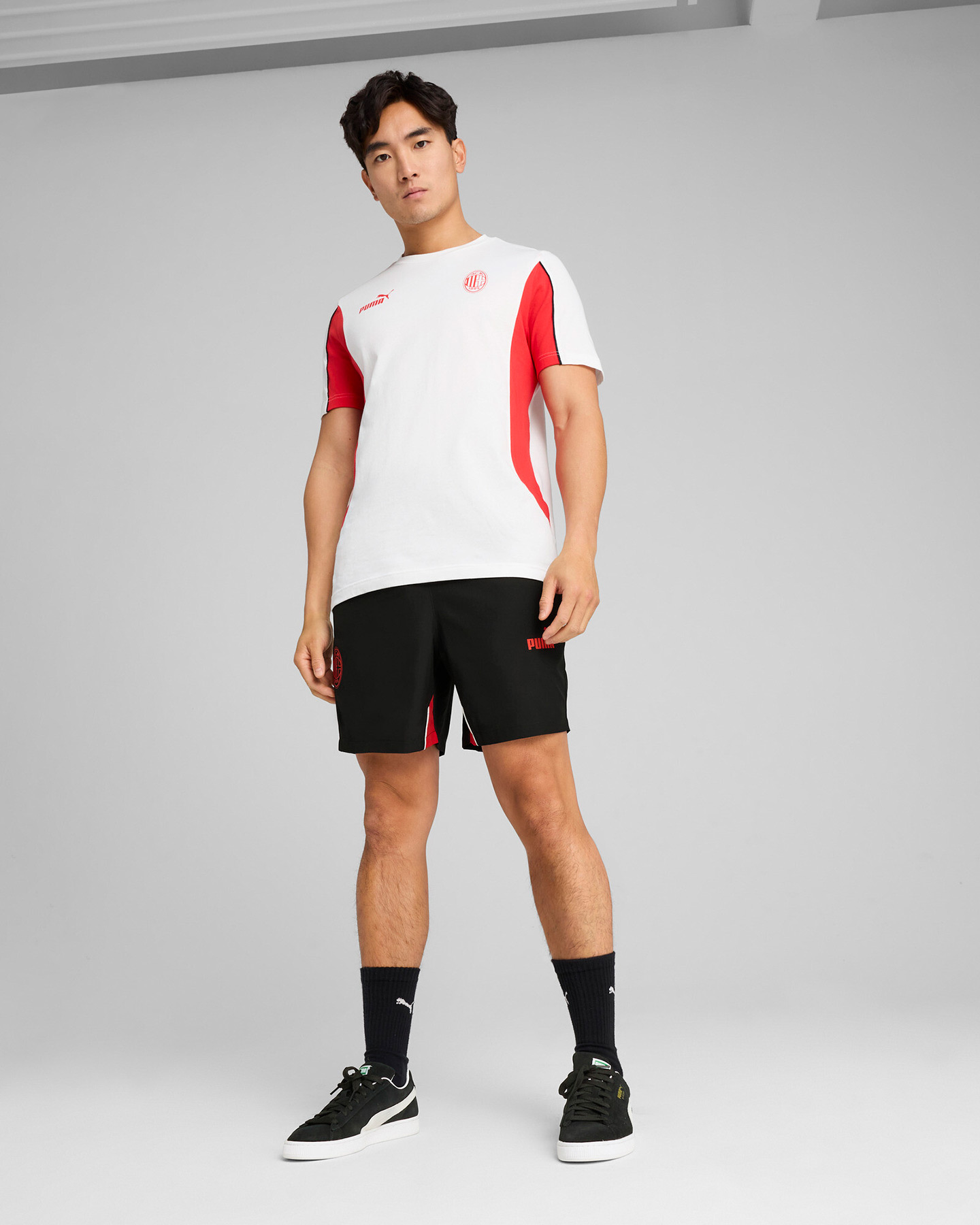 Futbalové šortky Puma AC Miláno Official Ftblarchive M 779343-07