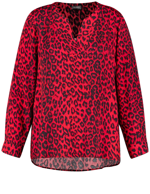 Tunika mit Animal-Print