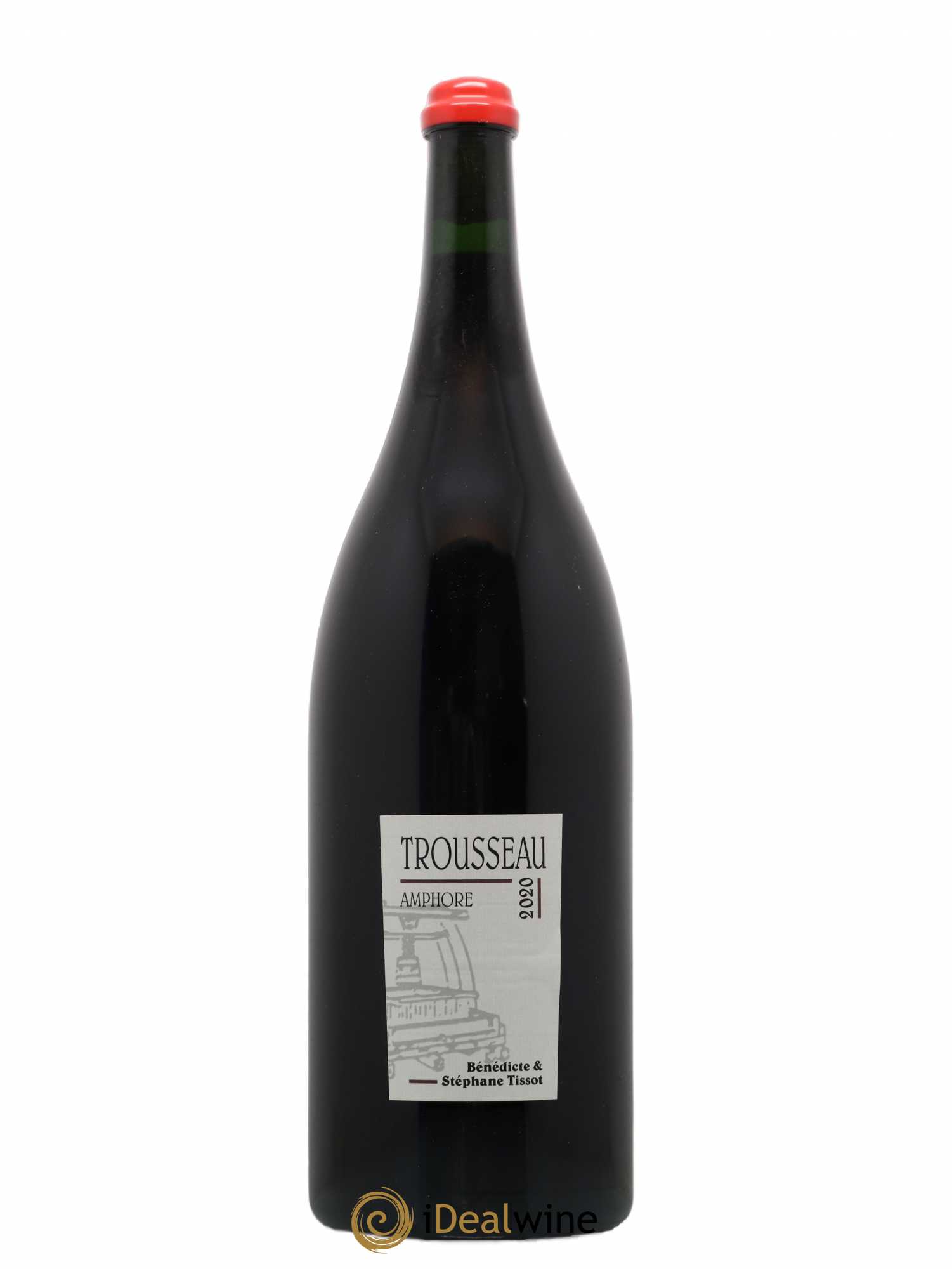 Arbois Trousseau Amphore Bénédicte et Stéphane Tissot  2020 - Lot de 1 Double-magnum