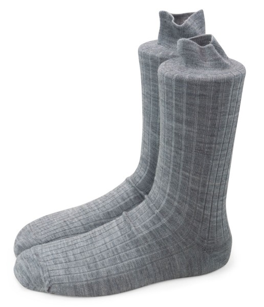 Steven ~ Strümpfe Merinowolle ~ Light Gray Melange