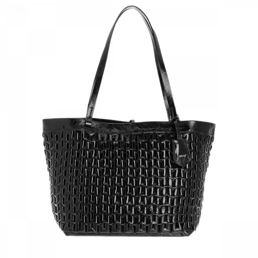 Abro - Abro Shoulder Bags Leder Black - schwarz