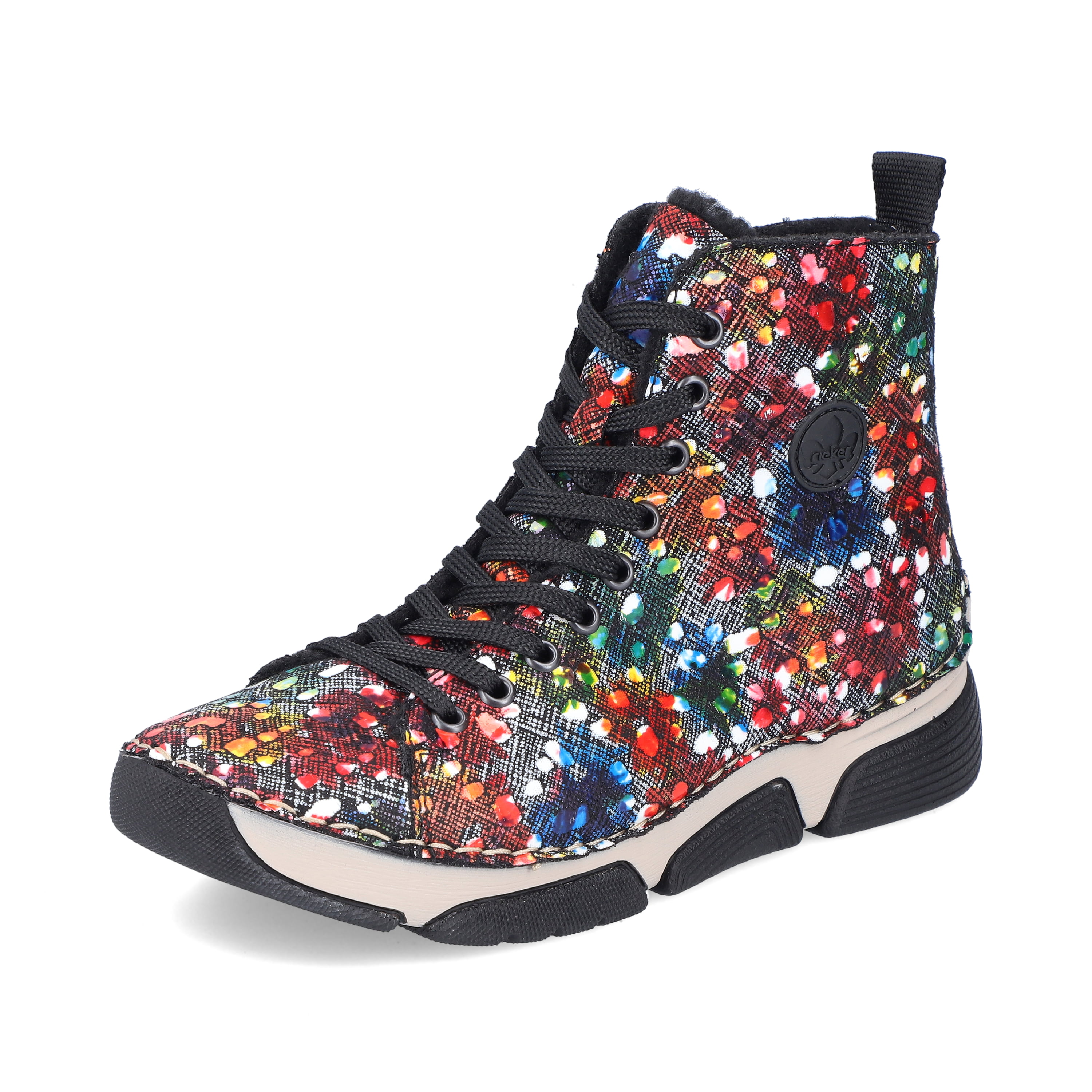 Rieker Damen Schnürstiefel multi