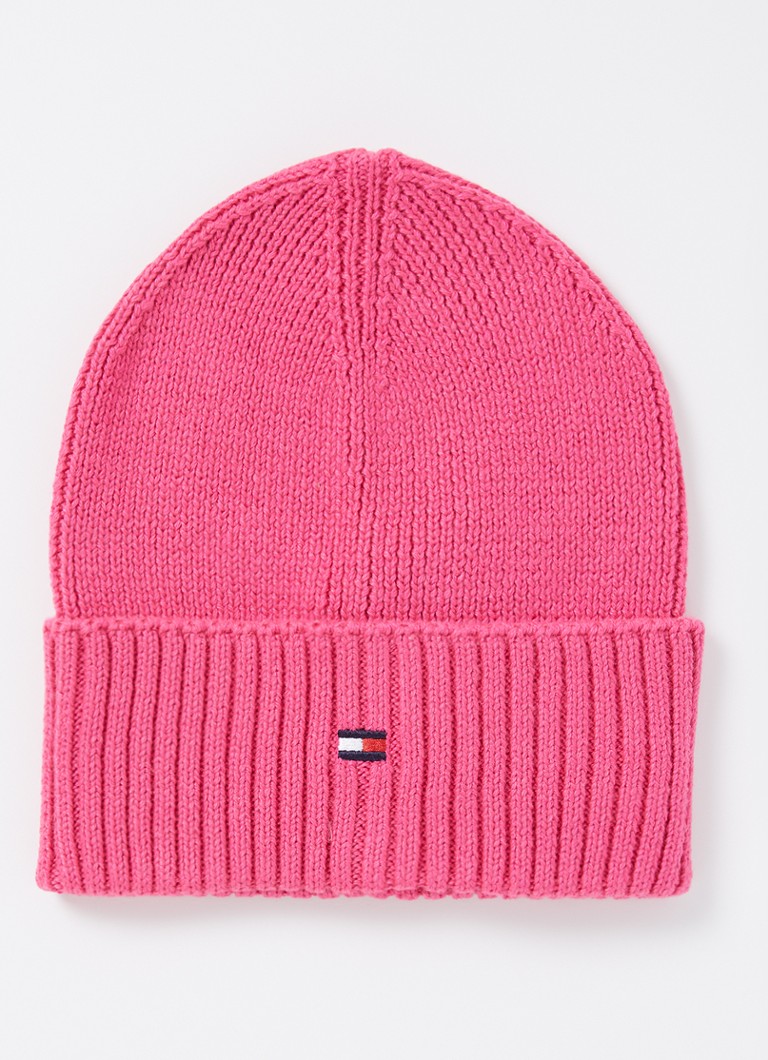 Tommy Hilfiger Fine-knit beanie with logo