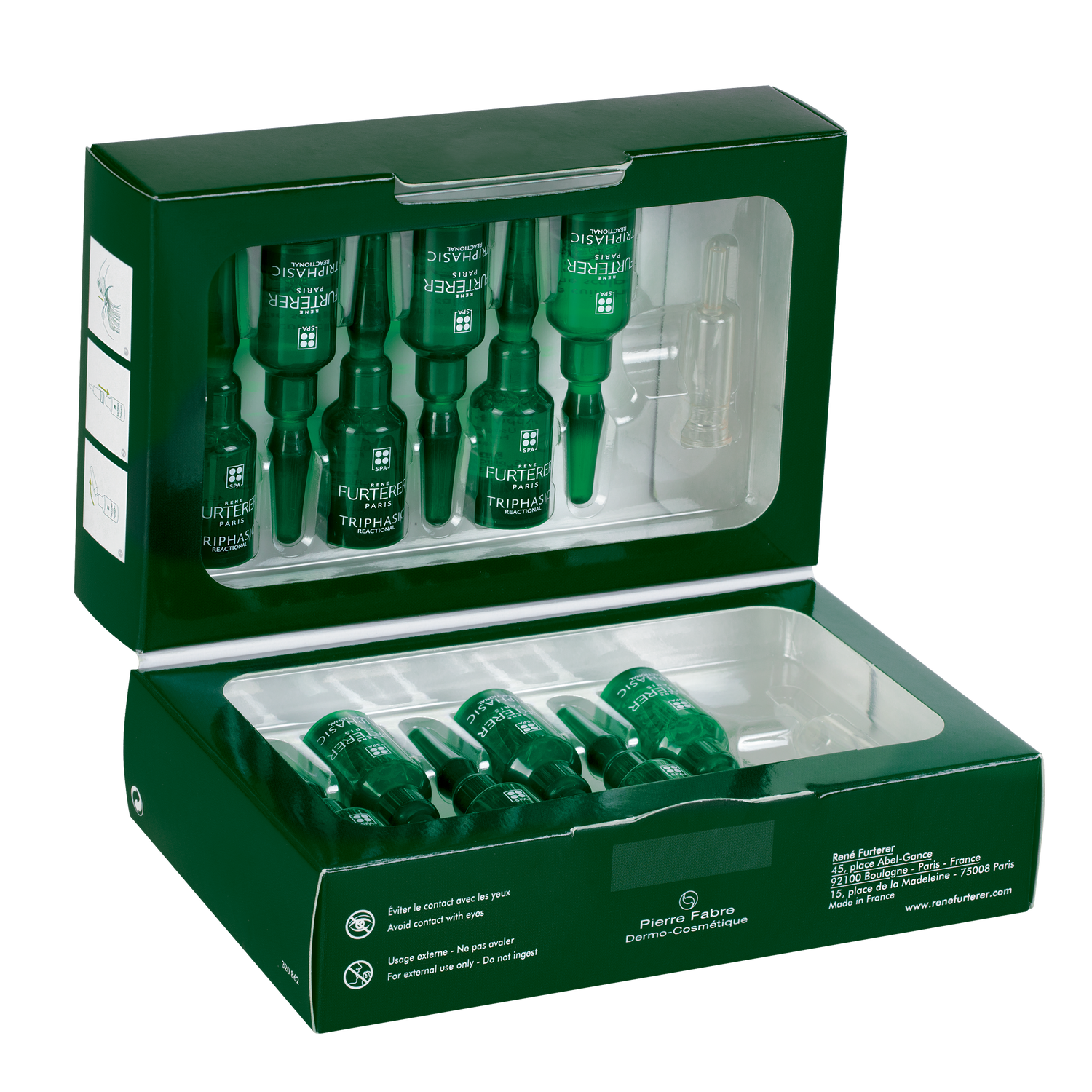 René Furterer Rituel Anti-Chute Triphasic Reactional - Coffret 12 Ampoules