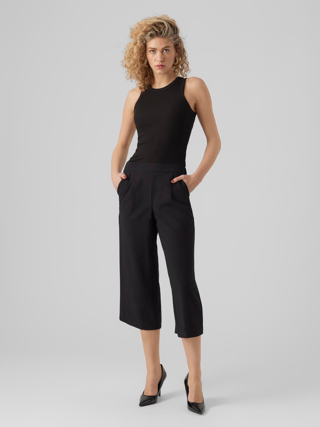 VMCOOKIE Hohe Taille Culottehose