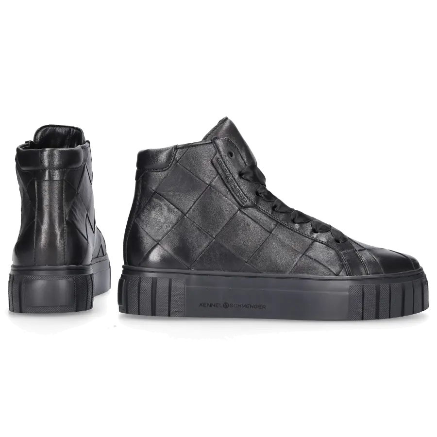 Kennel & Schmenger - Sneaker high BIG Kalbsleder - schwarz