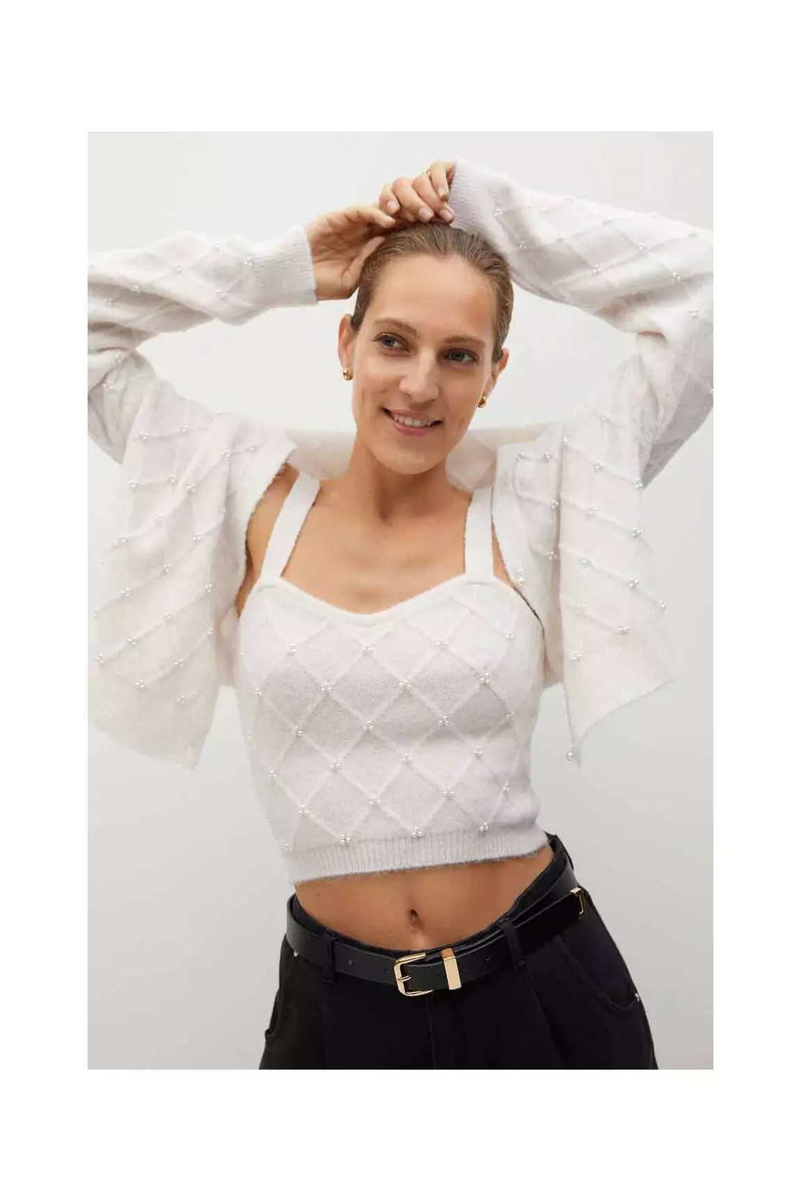 Mango Tshirts Femme couleur beige