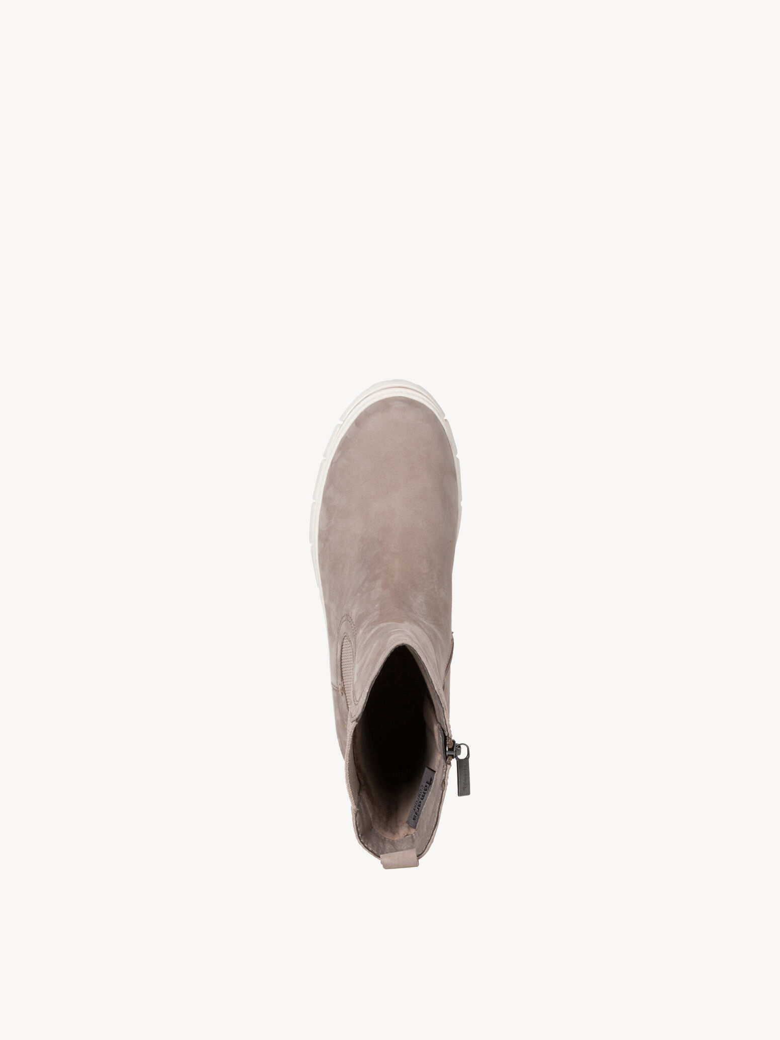 Bottine Chelsea en cuir - marron