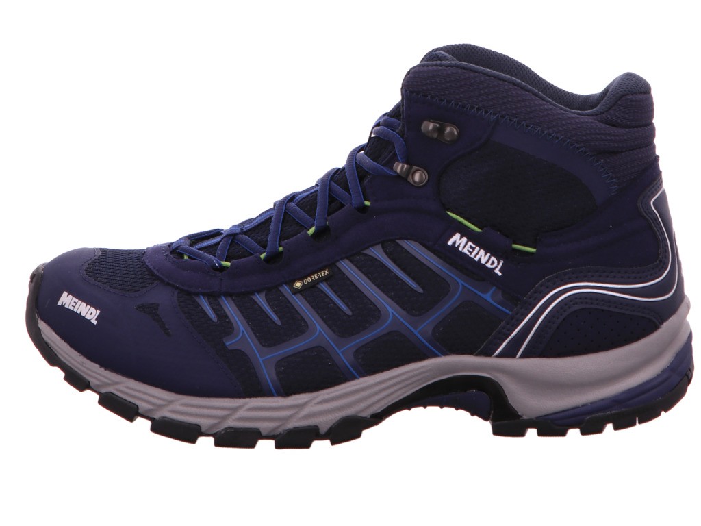 MEINDL Freizeit Schnürer blau Quebec Mid GTX