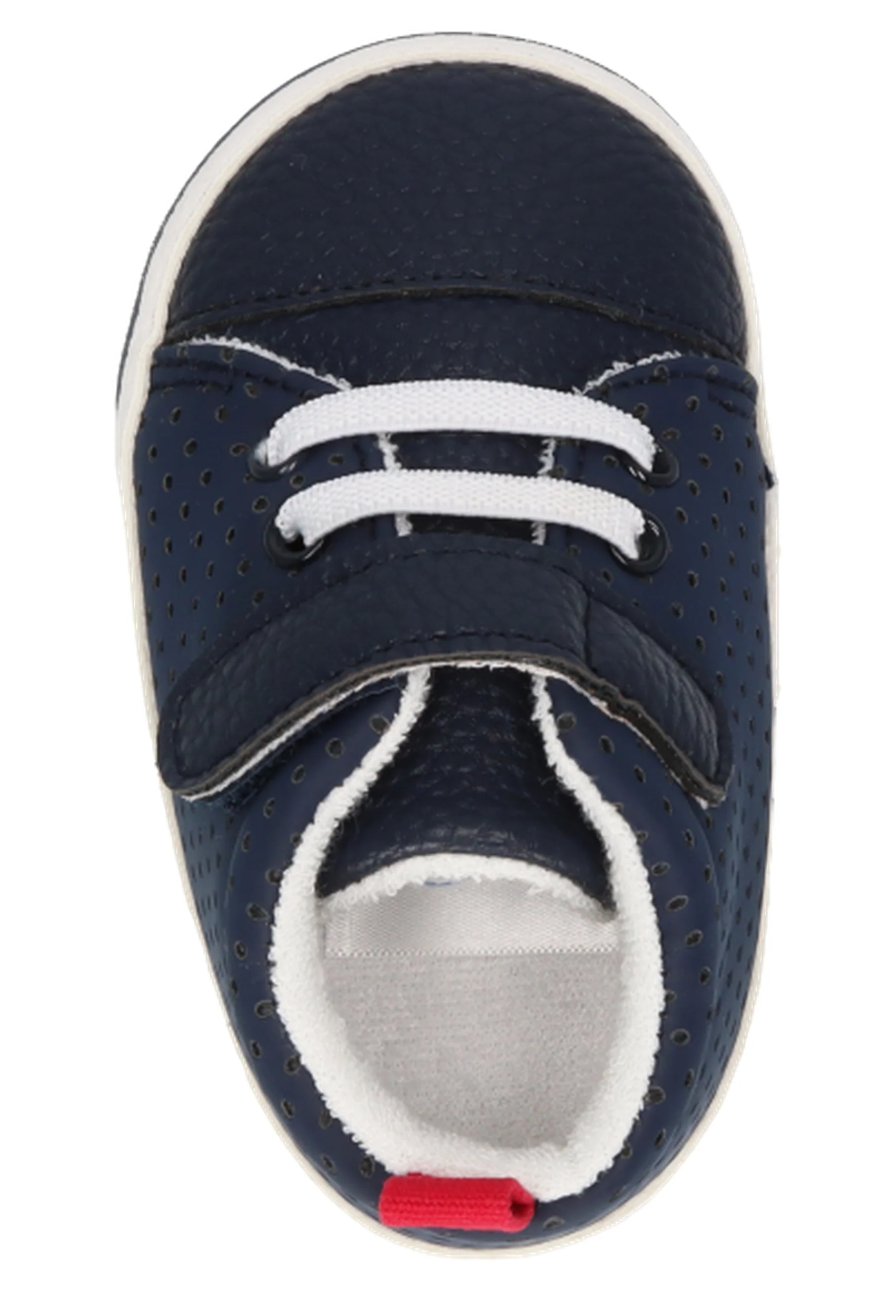 Babyschuh Uni mit elastischen Schnürsenkeln